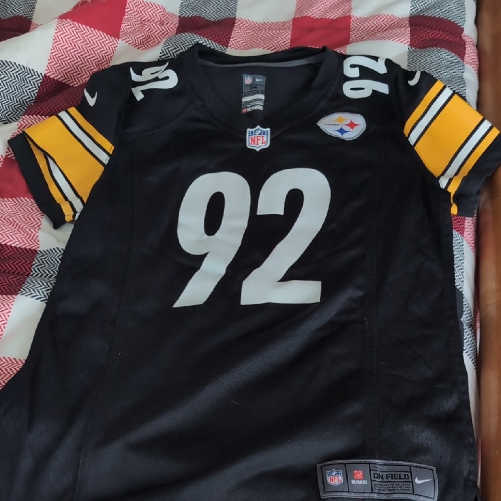 Nike Black and Yellow Women's Top